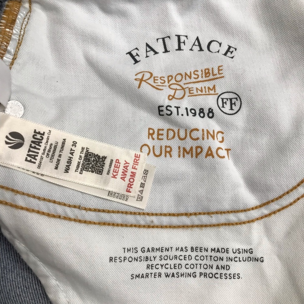FatFace Denim Women's Shorts - size 18 - Picture 4 of 4